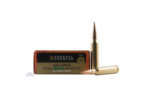 Federal 338 Lapua Magnum 250gr Sierra MatchKing BTHP God Medal Ammunition 20rds - GM338LM