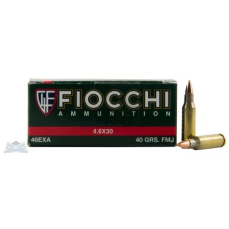 Fiocchi 4.6x30mm 40gr FMJ Ammunition 50rds - 46EXA