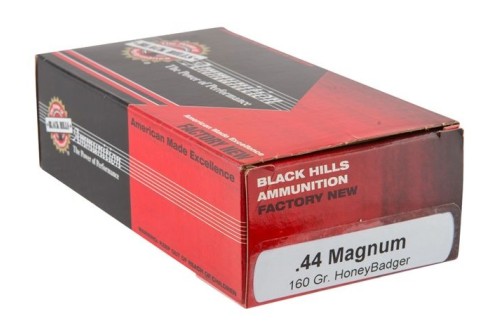 44 Magnum - 160 Grain HoneyBadger - Black Hills - 50 Rounds