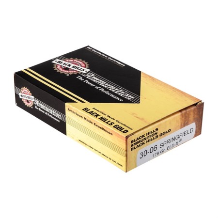 BLACK HILLS AMMUNITION 1C3006BHGN9 Black Hills Gold  30-06 Springfield 178 GR Extremely Low Drag-eXpanding 20 BX