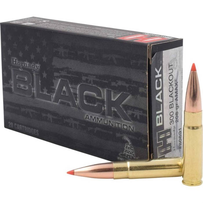 HORNADY BLACK 300 AAC AMMO 208GR A-MAX POLY TIP 50RD BOX