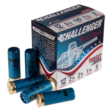 Challenger Target Load 12Ga 2 3/4Dr. 1 1/8 Oz. #9 40019