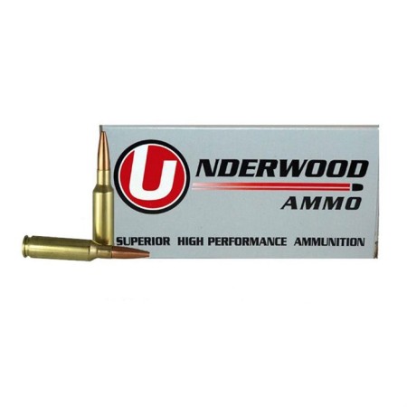 Underwood Ammo .224 Valkyrie 72 Grain Solid Monolithic Hollow Point Nickel Plated Brass Cased Rifle Ammo, 20 Rounds, 920