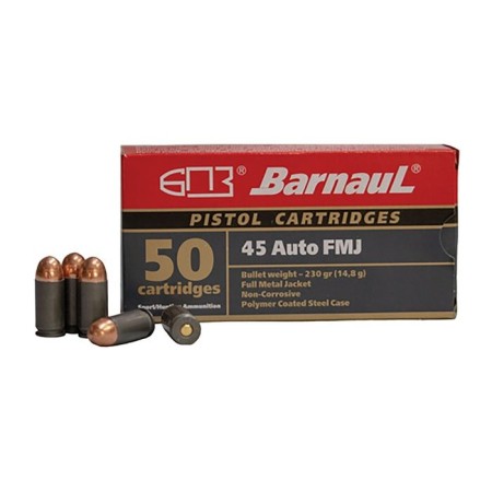 POLYCOATED 45 AUTO FULL METAL JACKET AMMO