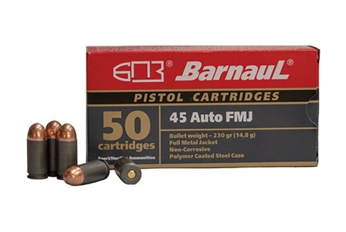 POLYCOATED 45 AUTO FULL METAL JACKET AMMO