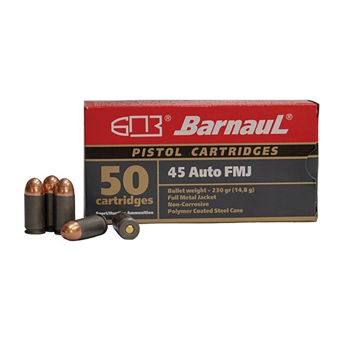 POLYCOATED 45 AUTO FULL METAL JACKET AMMO