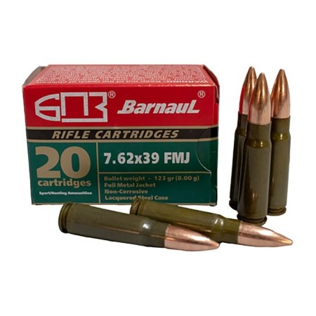 LACQUERED 7.62X39MM FULL METAL JACKET AMMO