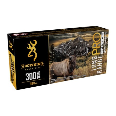 LONG RANGE PRO HUNTER 300 WSM AMMO - 105-004-457WB 300 WSM 180GR SIERRA TIPPED GAMEKING 20/BOX