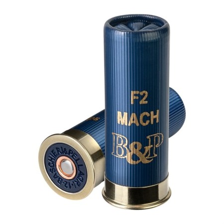 Baschieri & Pellagri F2 Mach Professional Handicap Shotshells 12 ga 2-3/4in 1-1/8 oz 1250 fps Size 7.5 25/ct, 12B18FL7