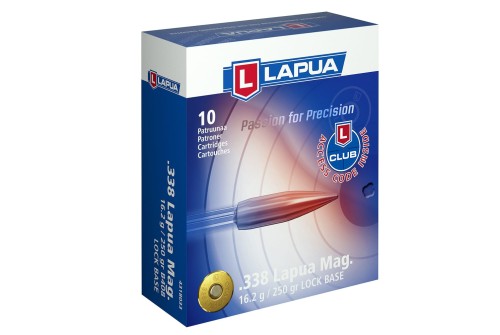 LOCK BASE AMMO 338 LAPUA MAGNUM 250GR FMJ-BT