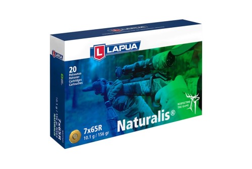 Lapua 7x65R 155gr Naturalis Solid Ammo Box of 20 N317323