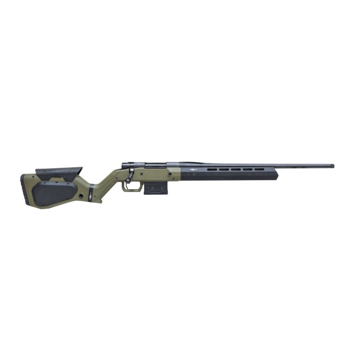 Howa 1500 Hera 6.5 Creedmoor, 24" Threaded Barrel, OD Green H7 Chassis, 5rd