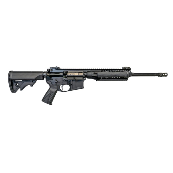 LWRC IC A2 5.56/.223, 16" Barrel, Quad Rail, Magpul Pro Ironsights, Black, 30rd