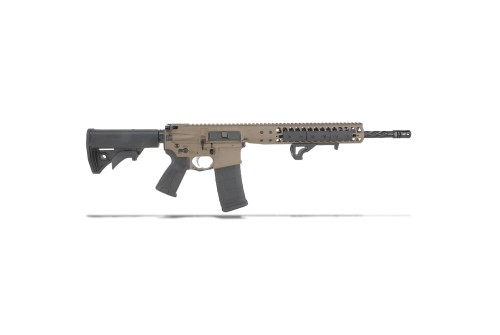 LWRC Individual Carbine 5.56mm NATO 16.1in Flat Dark Earth Anodized Semi Automatic Modern Sporting Rifle - 30+1 Rounds