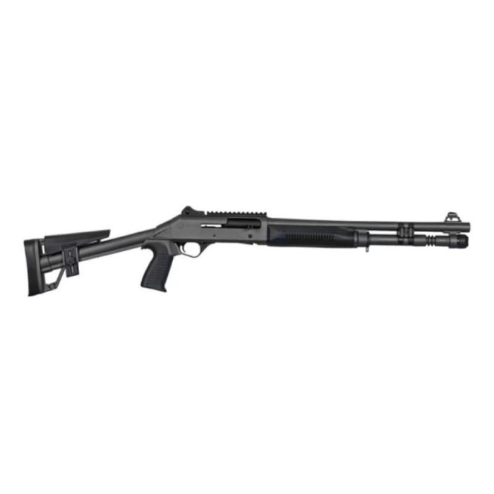 Panzer Arms M4 Tactical 12 Gauge Semi Auto Shotgun - 5+1 Rounds, 18.5