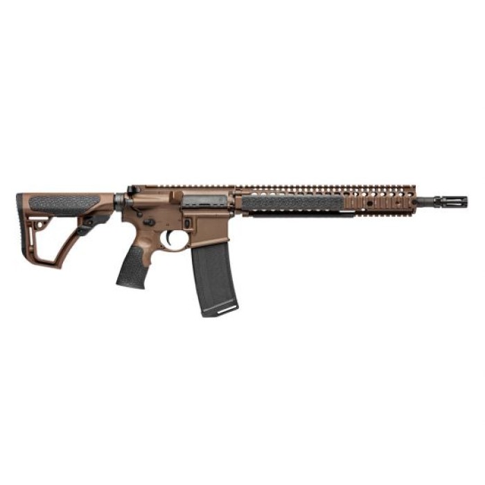 Daniel Defense M4A1 MIL SPEC+ Rifle, Cerakote Brown u2013 02-088-15126-011