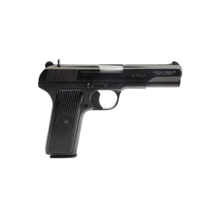 Zastava M70aa 9Mm Semi-Auto Single Action Pistol 9Rd H709BL 682863126129