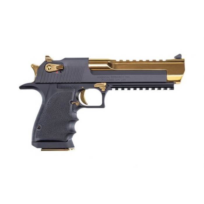 Magnum Research Desert Eagle .50 AE Pistol, Black and Gold - DE50BATG