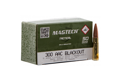 Magtech 115 Grain OTM 300 AAC Blackout Ammo, 50rds/box - 300BLKA
