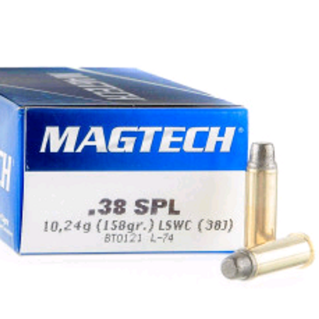 38 Special - 158 gr LSWC - Magtech - 1000 Rounds