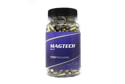 Magtech Standard Velocity 40 gr LRN .22 LR Ammunition, 500 Rounds - 22B