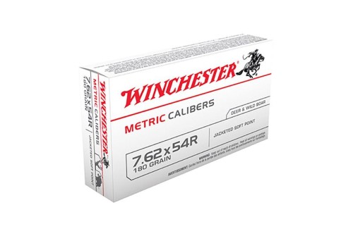 Winchester 7.62x54R 180gr SP Ammunition 20rds - MC54RSP