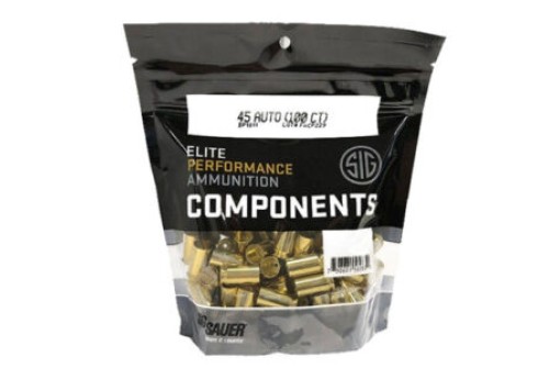 SIG SAUER .45 Auto 100-Count Unprimed Component Brass (BP1011)
