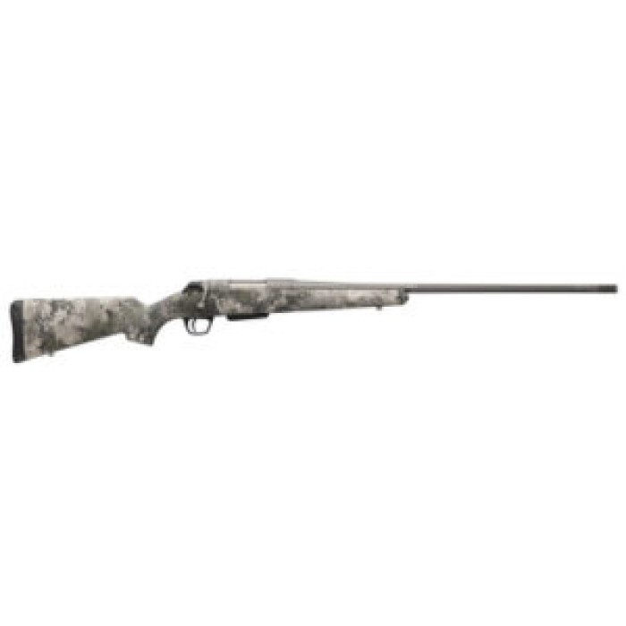 Winchester Repeating Arms 535800233 XPR Extreme 300 Win Mag 3+1 26" Tungsten Cerakote Fluted Threaded Barrel & Drilled & Tapped Steel Receiver, Fixed TrueTimber VSX Synthetic Stock