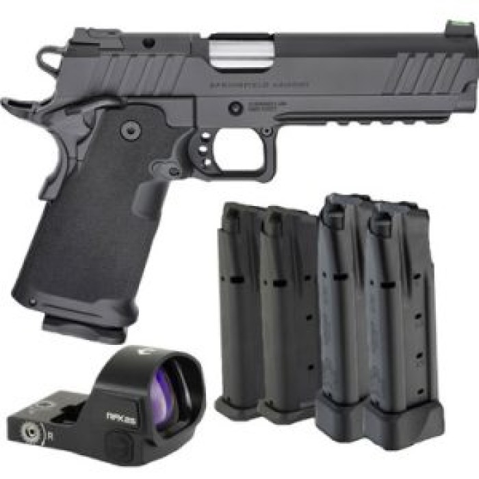 Springfield Prodigy 1911 DS 9mm 5" 20rd Pistol w/ Viridian RFX25 Micro Green Dot Optic - PH9119AOS-RFX