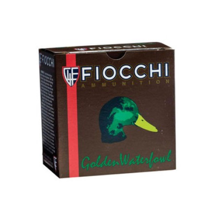 FIOCCHI Golden Waterfowl 12 Gauge 3in BB Bulk Ammo, 250 Round Case (123SGWBB-CASE)