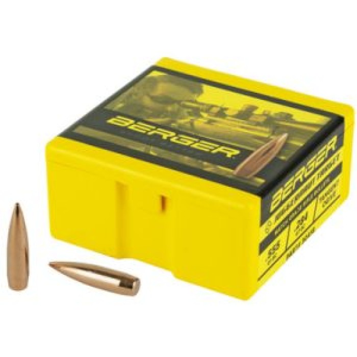 BERGER BULLETS Target Juggernaut 30 Caliber 185 Grain .308 Diameter Hollow Point Boat Tail 100/Box Bullets (30418)