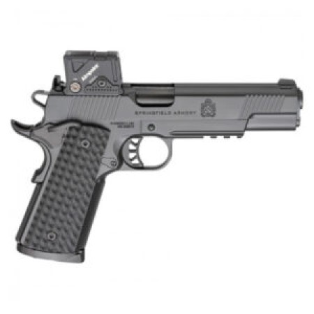SPRINGFIELD ARMORY 1911 TRP .45 ACP 5in 3x8rd Black Single-Action Pistol w/ Light Rail and Aimpoint COA Optic (PC9125LRCOA)
