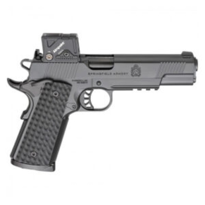 SPRINGFIELD ARMORY 1911 TRP .45 ACP 5in 3x8rd Black Single-Action Pistol w/ Light Rail and Aimpoint COA Optic (PC9125LRCOA) SPRINGFIELD ARMORY 1911 TRP .45 ACP 5in 3x8rd Black Single-Action Pistol w/ Light Rail and Aimpoint COA Optic (PC9125LRCOA)