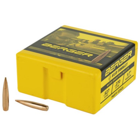 Berger Bullets VLD Target, .224 Diameter, 22 Caliber, 90 Grain, Boat Tail Hollow Point, 100 Count 22423