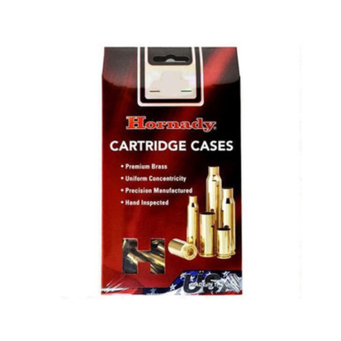 HORNADY 7.62x39mm Unprimed Brass Rifle Cartridge Cases (8664)