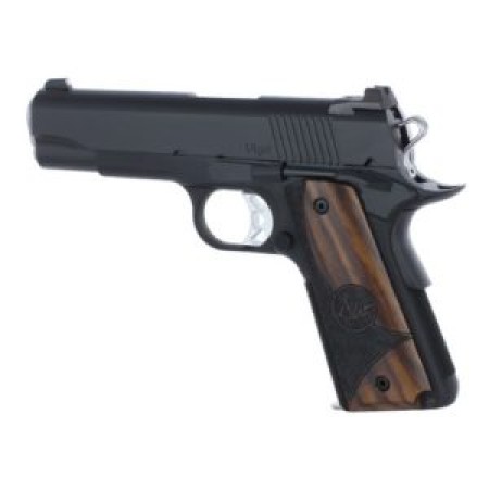 Dan Wesson Vigil Commander Pistol - Black .45Acp 4.25" Barrel 9Rd Wood Grips 01834 806703018348