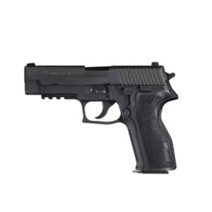 Sig Sauer P226 Nitron Full-Size 9mm Semi-Automatic Pistol, Hardcoat Anodized Black - 226R-9-BSS