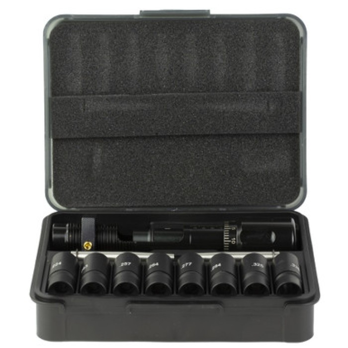 Frankford Arsenal Universal Bullet Seating Die, .224 - .338 Calibers, Built it Micrometer, 9 Bullet Alignment Sleeves , 3 VLD Seating Stems, Storage Case, Black 1116715