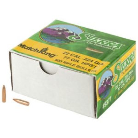 SIE 22CAL 77GR HPBT MATCH .224 500/BOX