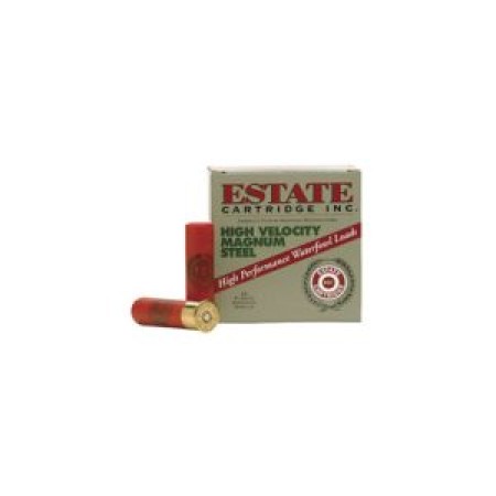 Estate High Velocity Magnum Steel 12 Ga, 3", 1-1/8oz, 2 Shot, 250rd/Case