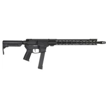 CMMG Resolute MKGs 9mm 16.10" AR Rifle, Black - High-Capacity AR Rifle, - 99A3D0FAB