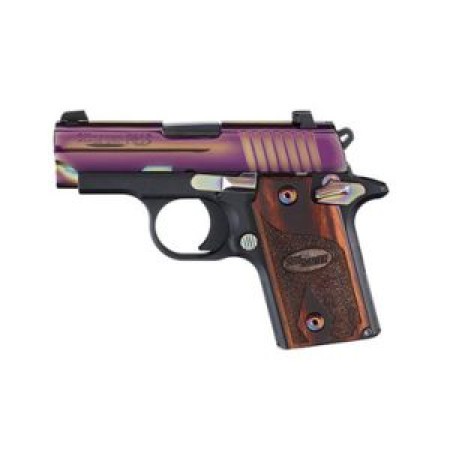 Sig Sauer P238 Rainbow Micro-Compact .380 ACP Semi-Automatic Pistol, Hardcoat Anodized Black - 238M-380-RBT