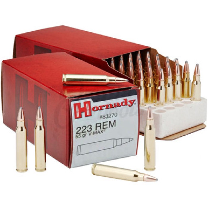 223 Rem - 55 Grain V-MAX - Hornady - 50 Rounds