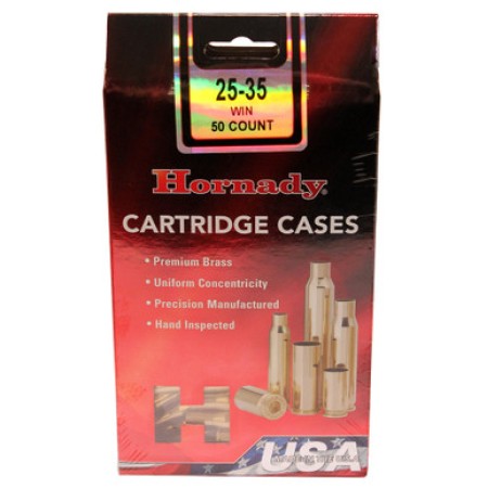 HORNADY 25-35 Winchester 50-Pack Unprimed Rifle Case (86101)