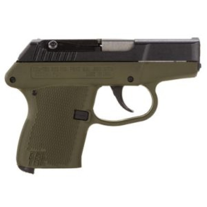 Keltec P-3At 380Acp 6+1 Bl/Green Poly P3ATBGRN 640832000702