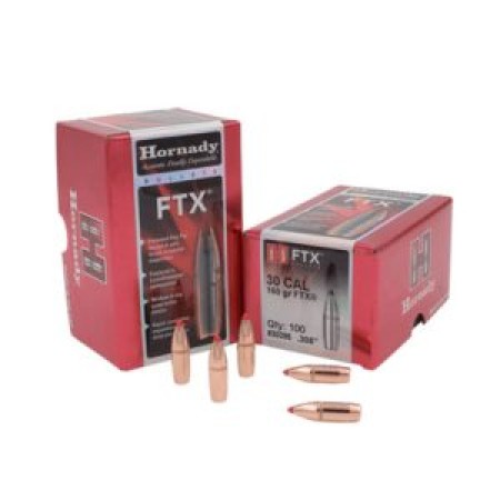 Hornady FTX .30/.308 Cal (30-30 Win) 160gr Bullets (100/Box) 30395