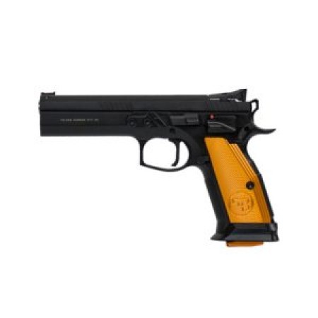 CZ 75 Tactical Sport 40 S&W Orange Semi-Automatic Pistol 01260 806703012605