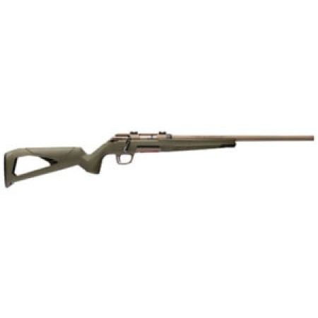 Winchester Repeating Arms 525240286 Xpert  17 WSM 8+1 18" Flat Dark Earth Cerakote Threaded Barrel, Flat Dark Earth Cerakote Steel Drilled & Tapped Receiver, OD Green Thumbhole Polymer Stock