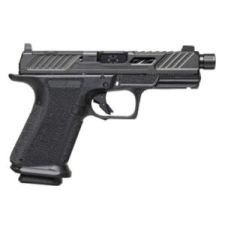 SHADOW SYSTEMS MR920 Elite 9mm 4.5in Spiral Threaded Black Barrel 2x 10rd Mags MA Compliant Black Pistol (SS-1084)