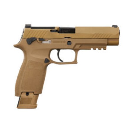SIG SAUER M17 9mm 4.7in 17rd And 2x21rd Siglite Sight Mags Coyote Pistol (M17-9-CSS-MS)